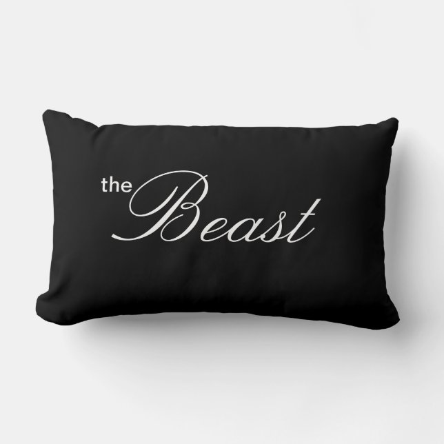 Beauty och Beast Bedroom Pillows Lumbarkudde (Framsida)