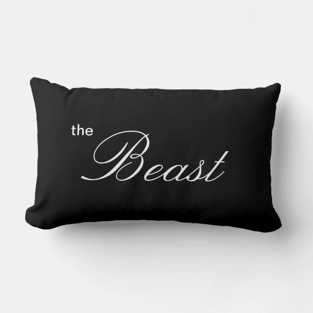 Beauty och Beast Bedroom Pillows Lumbarkudde (Framsida)