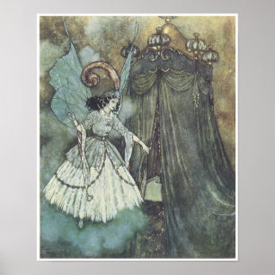 Beauty och Beast, Edmund Dulac Poster