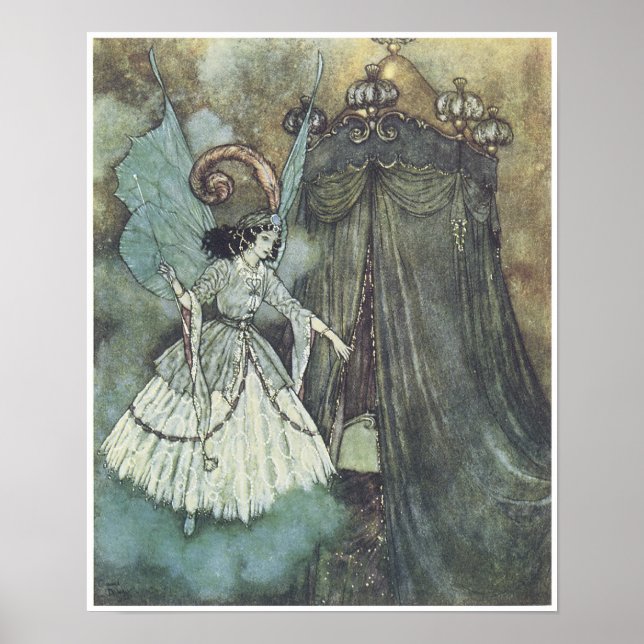 Beauty och Beast, Edmund Dulac Poster (Framsidan)