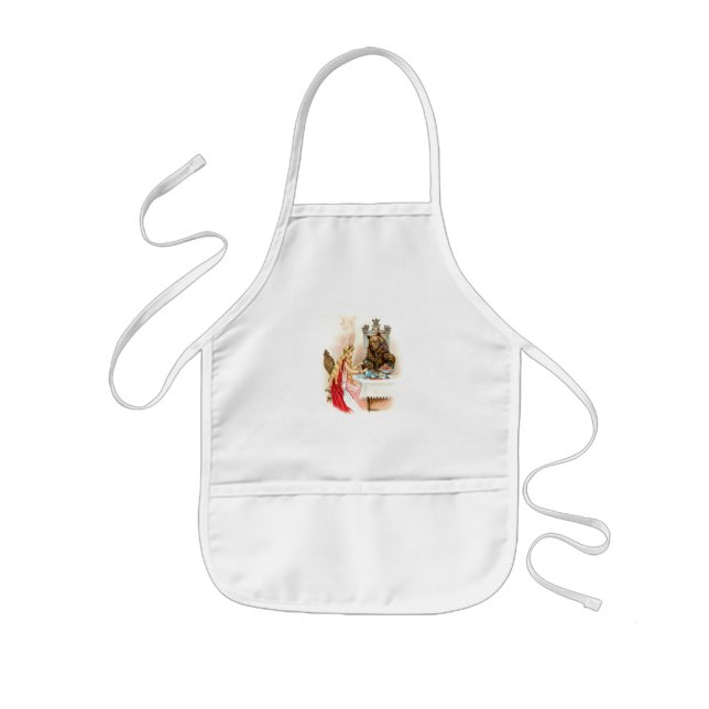 Beauty och Beast Infant's Apron Barnförkläde (Framsidan)