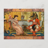 Beauty och beast original illustration art