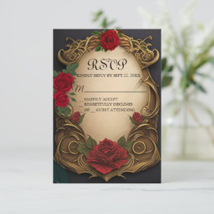Beauty och Beast Sweet 16 OSA kort
