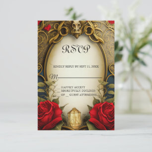Beauty och Beast Sweet 16 OSA kort