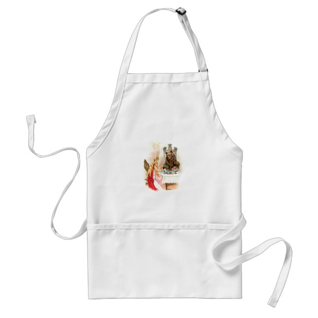 Beauty och Beast Vuxen Apron Förkläde (Framsidan)