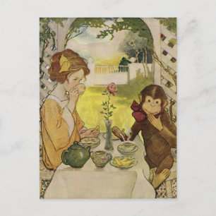 Beauty och Beasten av Jessie Willcox Smith Vykort