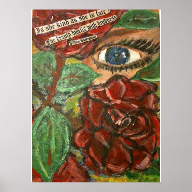 BEAUTY OCH KINDNESS POSTER (Framsidan)