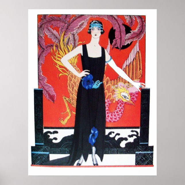 BEAUTY OCH PHOENIX,MODE DESIGNER UTGÖR KONSTANT POSTER (Framsidan)