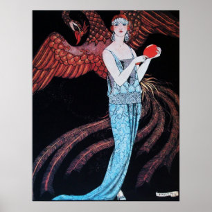 BEAUTY OCH PHOENIX,MODE DESIGNER UTGÖR KONSTANT POSTER