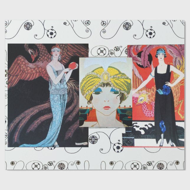 BEAUTY OCH PHOENIX,MODE DESIGNER UTGÖR KONSTANT PRESENTPAPPER (Platt)