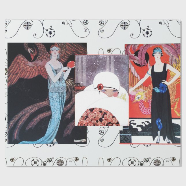 BEAUTY OCH PHOENIX,MODE DESIGNER UTGÖR KONSTANT PRESENTPAPPER (Platt)