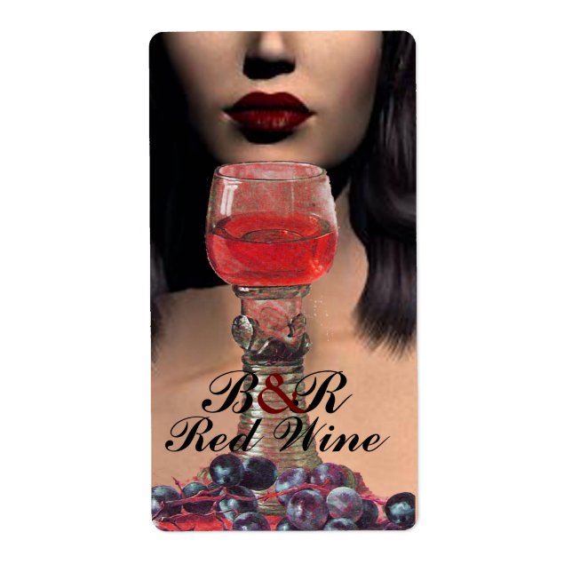 BEAUTY OCH RED VIN GLASS Vin Tasting Party Fraktsedel (Framsidan)