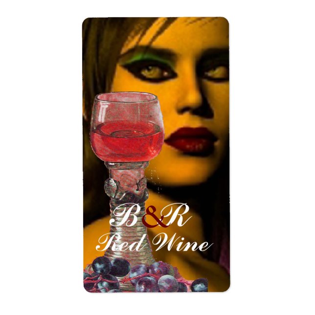 BEAUTY OCH RED VIN GLASS Vin Tasting Party Fraktsedel (Framsidan)