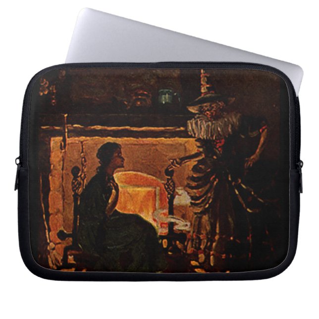 Beauty och Witch - Laptop Sleeve (Framsidan)