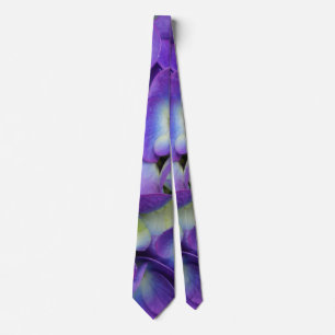 Beauty of a Blue Hydrangea Neck Tie Slips