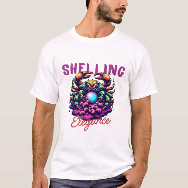 Beauty of the Crab Pearl Collection T Shirt (Framsida)