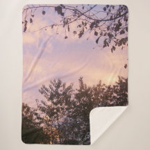 Beauty of the Dusk Sherpa Blanket