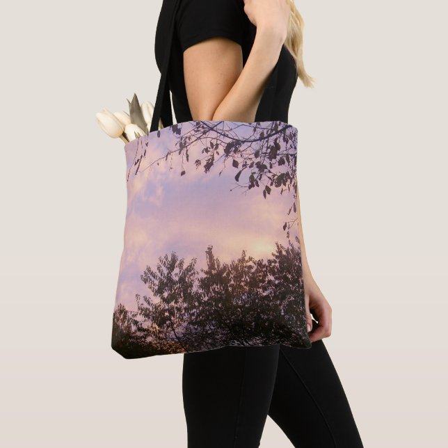 Beauty of the Dusk Tote Tygkasse (Närbild)