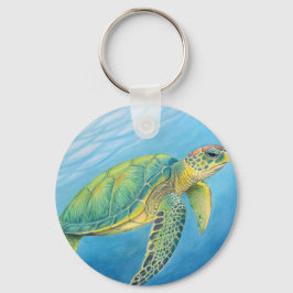 Beauty of the turtle nyckelring