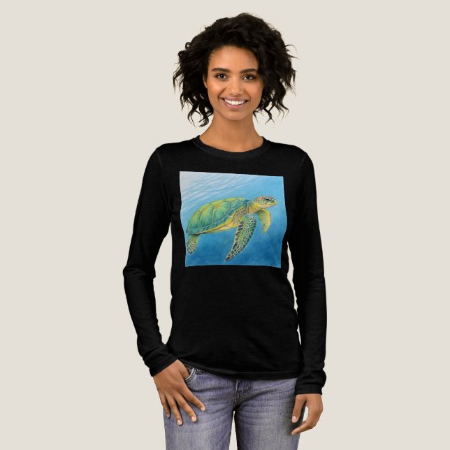 Beauty of the turtle t shirt (Hel framsida)