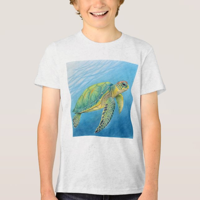 Beauty of the turtle t shirt (Framsida)