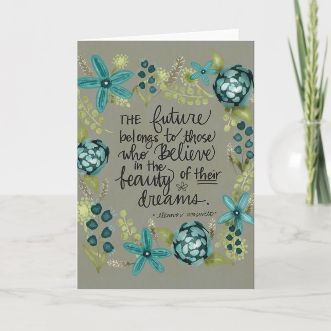 Beauty of Their Dreams, Eleanor Roosevelt Kort (Framsida)