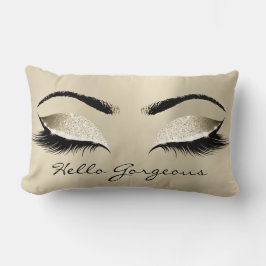 Beauty Öga Makeup Lash Hej Gorgous Champaigne Lumbarkudde