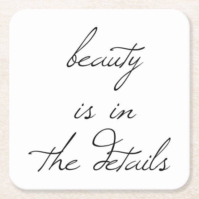 Beauty Papper Underlägg (Framsidan)