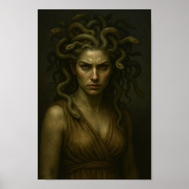 Beauty, Power and Myth - Medusa Poster (Framsidan)