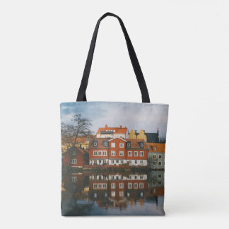 Beauty Printed Tote Bag Tygkasse