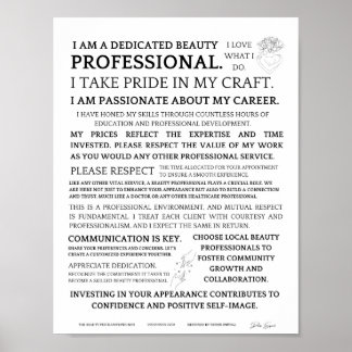 Beauty Pro-manifestet Poster