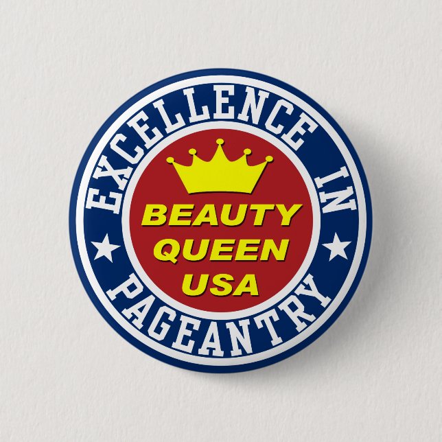 Beauty Queen Badge Knapp (Framsida)