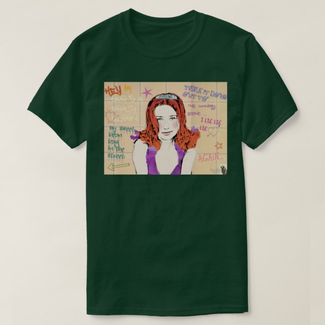 Beauty Queen T Shirt (Design framsida)