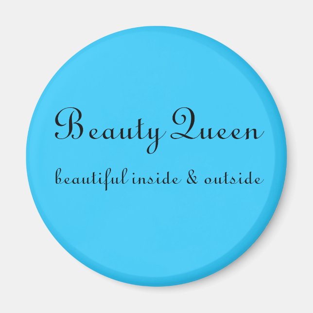 Beauty Queen, vacker inuti och utanför Magnet (Framsidan)