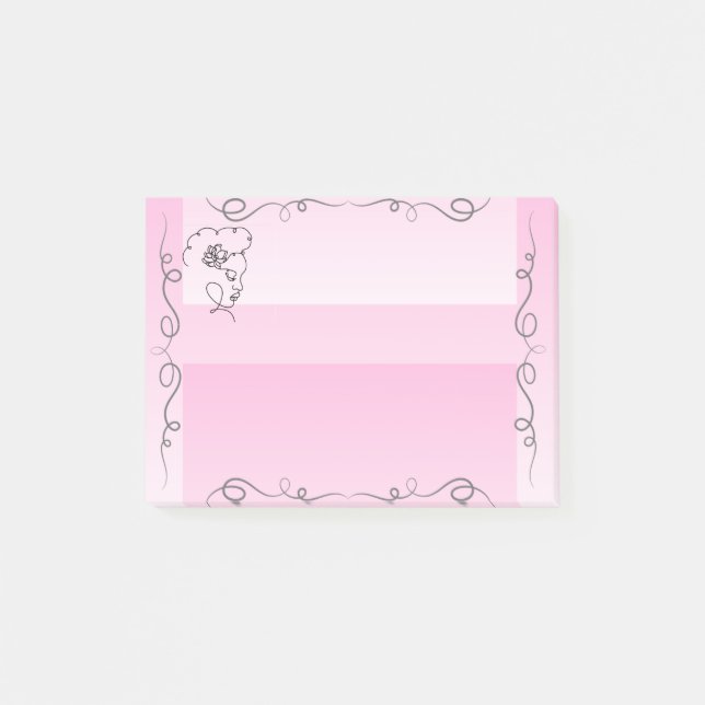 Beauty Ro Sticky Notes Post-it Block (Framsida)