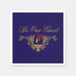 Beauty Röd ros Pappersservett