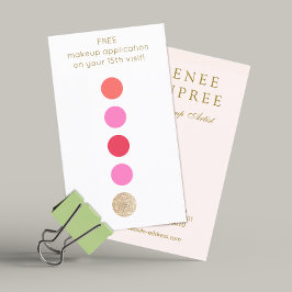 Beauty Salon 5 Slår kundförmånen Lojalitetskort