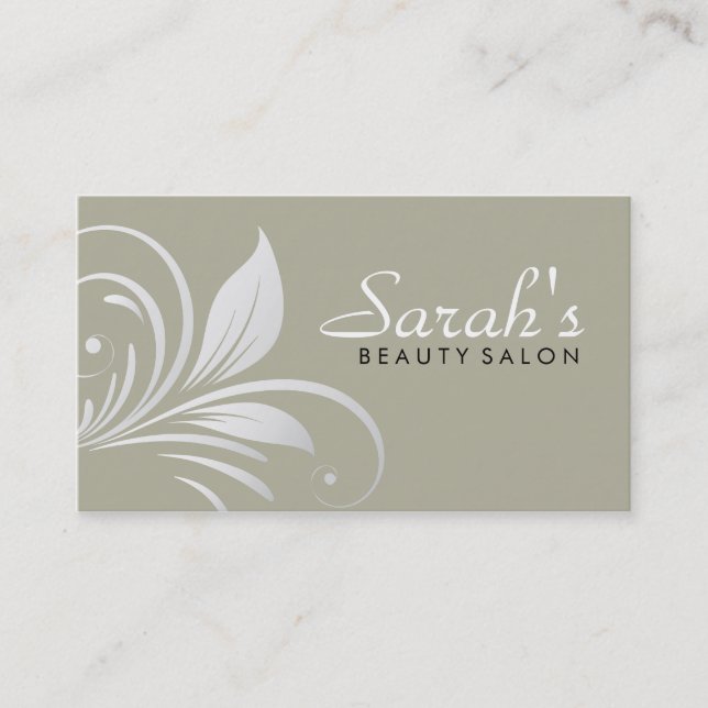 Beauty Salon - affärskort Visitkort (Framsida)