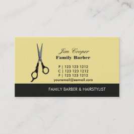 Beauty Salon Barber Sissars Visitkort