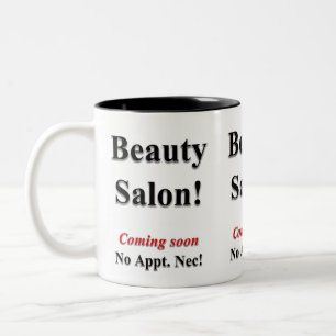 Beauty Salon, Barbershop, Tanning, Nail Salon Mugg