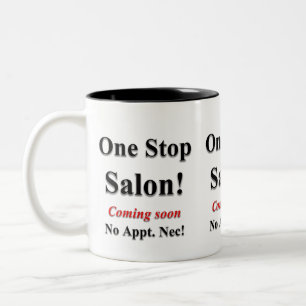 Beauty Salon, Barbershop, Tanning, Nail Salon Mugg