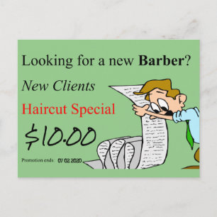 Beauty Salon, Barbershops, Nail Salon, vykort