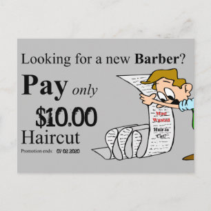 Beauty Salon, Barbershops, Nail Salon, vykort