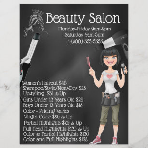 Beauty Salon Business Promocing Flyer