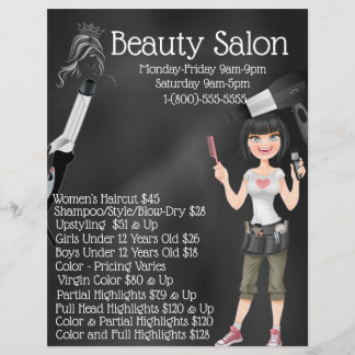 Beauty Salon Business Promocing Flyer