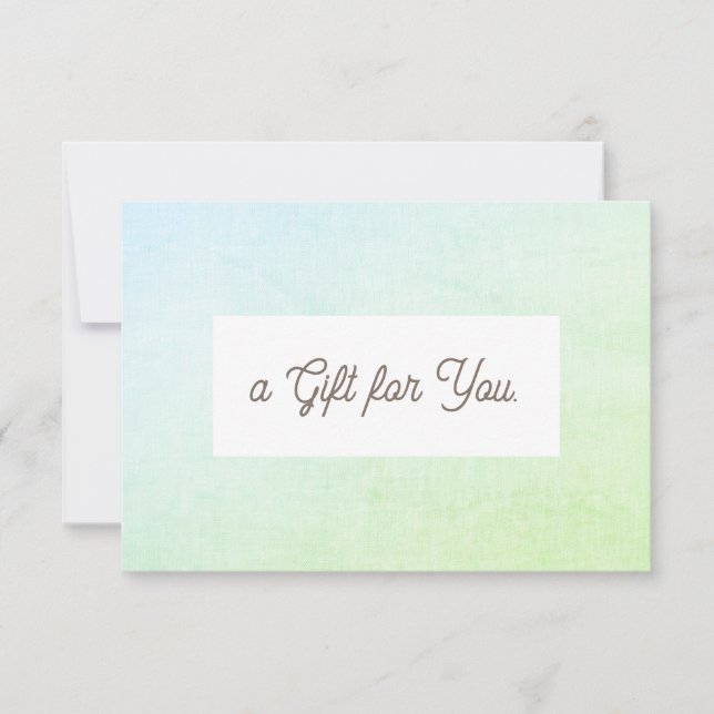 Beauty Salon Gift-certifikat (Framsida)