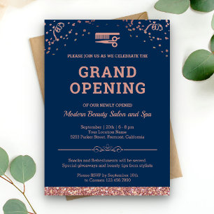 Beauty Salon Grand Open Inbjudningar
