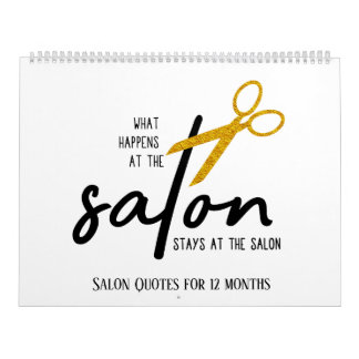 Beauty Salon Hairdresser Hairstylist 2 Kalender