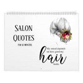Beauty Salon Hairdresser Hairstylist Kalender