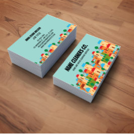 Beauty Salon Hairstylist Script Business Card Visitkort